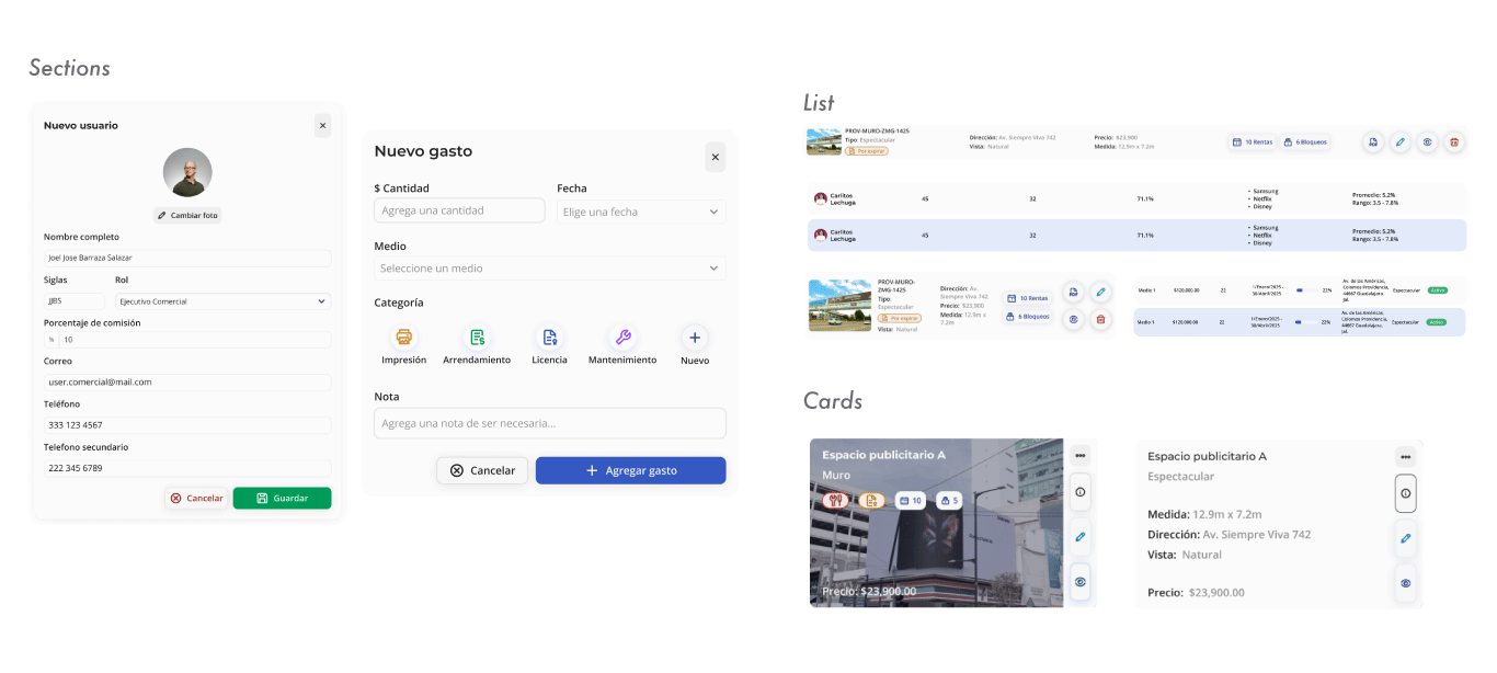 Diseño UX - UI Elements