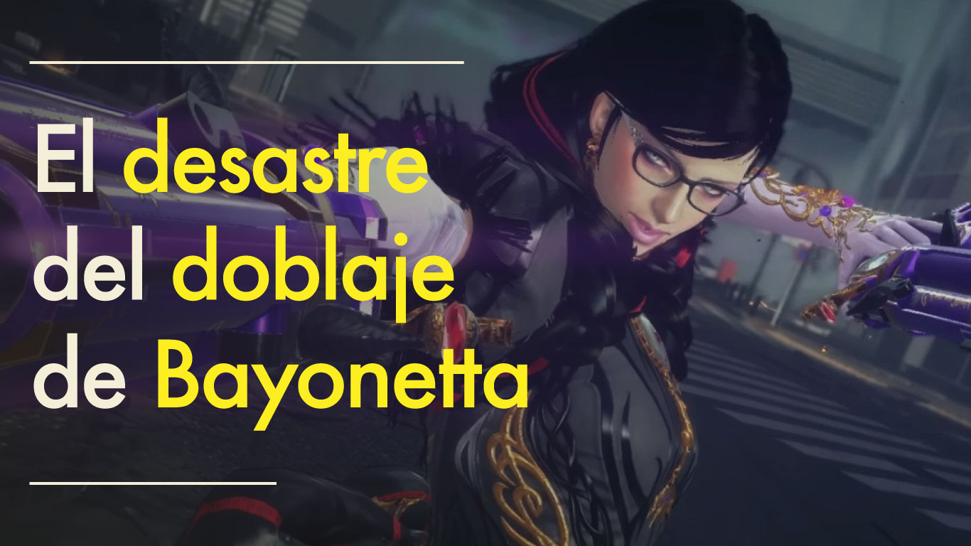 el desastre del doblaje de Bayonetta